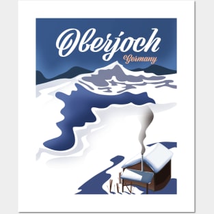 Oberjoch Germany ski poster Posters and Art